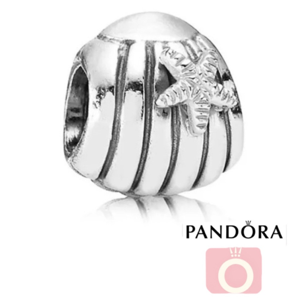 Pandora shell and starfish charm